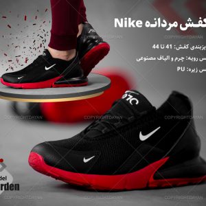 خرید کفش مردانه Nike مدل Porden (قرمز مشکی)